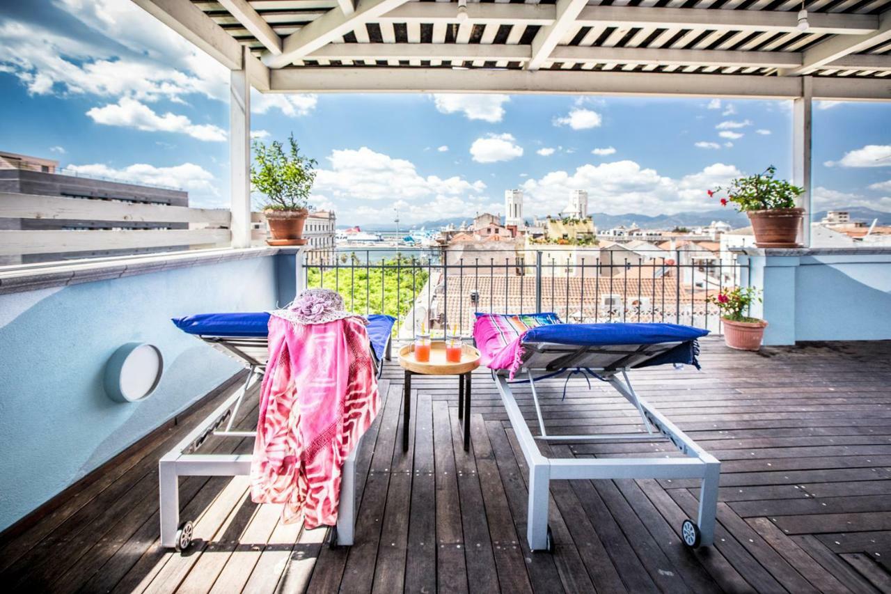Hotel La Terrazza Sul Porto Cagliari Exterior foto